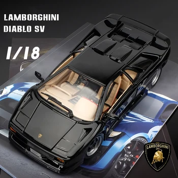 Maisto 1: 18 Горячий стиль Lamborghini Diablo SV Моделирование модели автомобиля из сплава Коллекция украшений Подарочная игрушка Модель для мальчика для литья под давлением