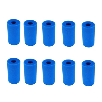 10шт Поролоновая фильтрующая губка для Intex Type A Многоразовые моющиеся аксессуары для фильтров для аквариума в бассейне