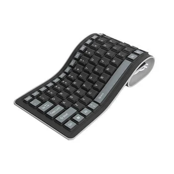 Складная силиконовая клавиатура, Проводная USB, Гибкая Мягкая водонепроницаемая клавиатура, Домашняя офисная Прочная клавиатура SP99