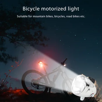 Комплекты велосипедных фонарей 12V 6W со светодиодной подсветкой в стиле ретро, фрикционный генератор, велосипедный головной фонарь, комплекты задних фонарей, прочные аксессуары для ночной езды