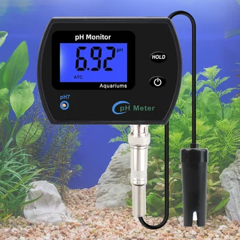Тестер водяного монитора Цифровой многопараметрический тестер воды Точный настенный Онлайн инструмент для гидропоники для аквариумов с рыбками