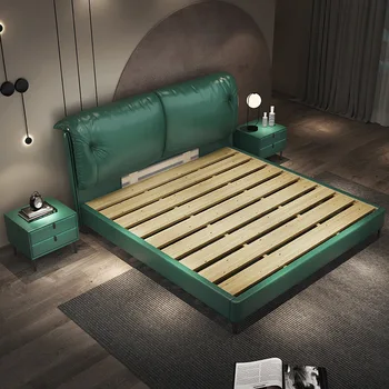 Итальянская роскошная, современная и контрактная мягкая мебель для спальни длиной 1,8 метра