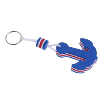 Подарочная игрушка-брелок для ключей из пенопласта 3X для катания на лодках- синий в форме парусного якоря