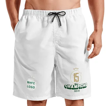 Мужские шорты Israel F.C MHFC Champion, плавки, пляжные брюки, быстросохнущие шорты, эластичный пояс на завязках с карманами
