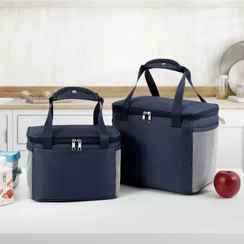 Портативная утолщенная водонепроницаемая сумка-ланч-бокс, сумка для ланча, Бенто с рисом, алюминиевая фольга, школьная и офисная изоляционная сумка