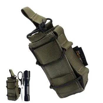 Сумка Военная одноместная сумка Molle для фонарика, чехол для держателя фонарика, наружная кобура для охотничьего ножа