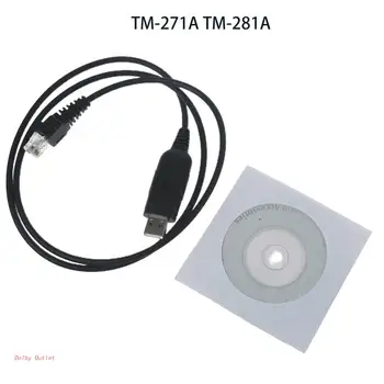 Черный USB-кабель для программирования каналов для kenwood TM-271A, TM-481A, TM-471A, TM-281A