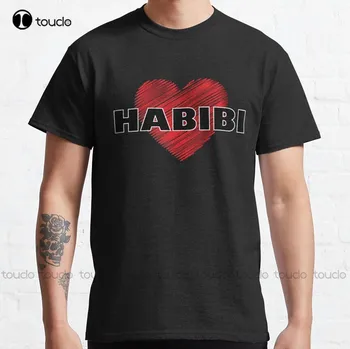 Habibi Heart Классическая Футболка Мужские Рубашки Для Гольфа Высокого Качества Милые Элегантные Милые Кавайные Мультяшные Милые Хлопковые Футболки Harajuku