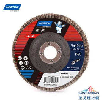 3ШТ абразивный диск Saint-Gobain Norton 100x16/125*22 мм falp диски из красного Кальцинированного песка 90 Г 13 000 об/мин Эластичный Шлифовальный диск