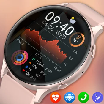 2023 Новые смарт-часы для женщин и мужчин с температурой корпуса HD 360 * 360, экран для ответа на вызов, набор номера, умные часы для Samsung Watches