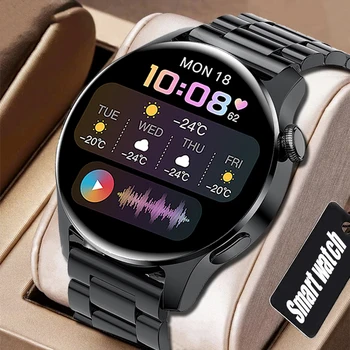 2023 Новые мужские смарт-часы, водонепроницаемый спортивный фитнес-трекер, многофункциональный Bluetooth-вызов, умные часы Man для Android IOS HUAWEI + BOX