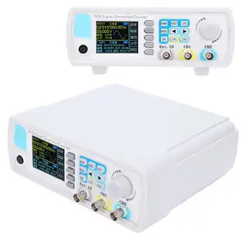 JDS6600-30M с 2-канальной функцией DDS Генератор сигналов произвольной формы, измеритель частоты импульсных сигналов AC100-240V