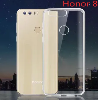 Huawei Honor 8 Ультратонкий Прозрачный Чехол из ТПУ Для Huawei Honor 8 Honor8 мягкая Хрустальная Задняя Крышка Защищает Кожу Силиконового чехла