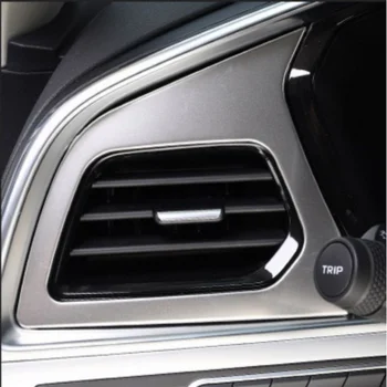 SBTMY Для Geely Tugella 2019-22 FY11 Декоративная рамка из нержавеющей стали для передних вентиляционных отверстий кондиционеров автомобилей