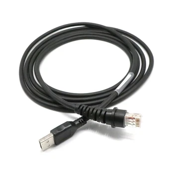 Кабель USB прямой 2 м черный оригинальный CBL-500-300- S00 для Honeywell 1900g 1300g Прямая поставка