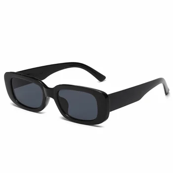 Женские Прямоугольные Винтажные солнцезащитные очки, брендовые дизайнерские ретро-очки, солнцезащитные очки для женщин, женские очки для водителей с кошачьим глазом