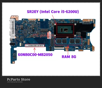 PcParts Восстановленная материнская плата для ноутбука Asus ZenBook Flip UX360UA UX360U UX360 TP360UA с I3 I5 I7 6th/7th Gen 8G Mainboard
