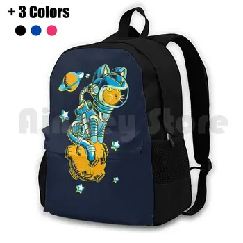 Космический Кот, Походный рюкзак, Спортивная сумка для верховой езды, скалолазания, Космос, Космос, Вселенная, Астронавт, Планеты, Звезды