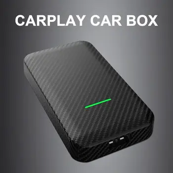 Беспроводной USB-адаптер Carplay Carplay 3.0 из углеродного волокна без USB-кабеля Поддержка системы IOS Carlinkit Box