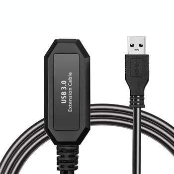 Удлинительный кабель USB 3.0 15 м, активный удлинитель USB 3.0, удлинительный шнур с усилителем для портативного ПК
