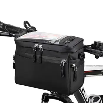 Передняя балка велосипеда, рама для головы, ручка велосипедной сумки, горный велосипед, складной велосипед, сумка для мобильного телефона с сенсорным экраном