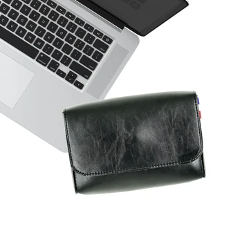 Магнитная кнопка чехол зарядные устройства хранения сумки искусственная кожа комплект чехол для iPhone & iPad аксессуары мыши питания сумка