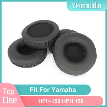 Амбушюры для Yamaha HPH-150 HPH 150 Вкладыши для наушников с мягкими накладками из искусственной кожи, поролоновые амбушюры черного цвета