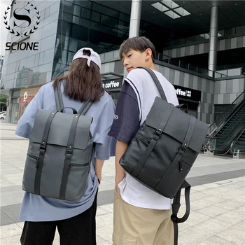 Школьная сумка Scione Student Модные Простые Рюкзаки Большой емкости Мужской рюкзак Повседневные Дорожные сумки K450