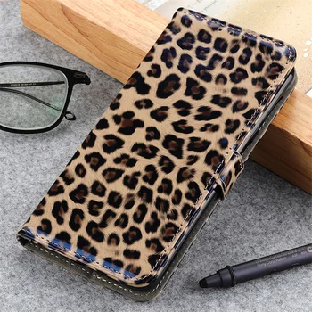 Кожаный чехол с леопардовым принтом для Samsung Galaxy F14 5G, модный чехол ручной работы для девочек, женские чехлы