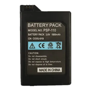 Высококачественный Аккумулятор PSP-110 Для Sony PSP 110 PSP 1000 Консольный Геймпад PSP110 PSP1000 1800mAh Аккумуляторные батареи