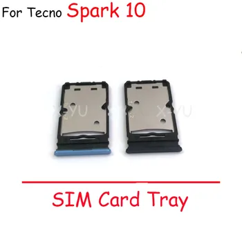 Для Tecno Spark 10 Ki5q, Ki5, сменные запчасти для адаптера для держателя SIM-карты, сменный адаптер для SIM-карты.