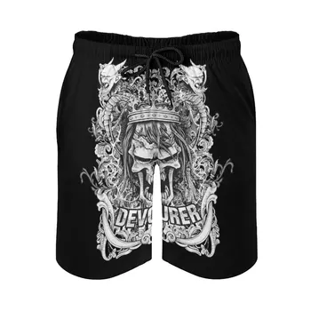Стильная одежда Дэт-метал, Быстросохнущие летние мужские пляжные шорты, трусы для мужчин, спортивные штаны, Шорты The Amity Beartooth Metal