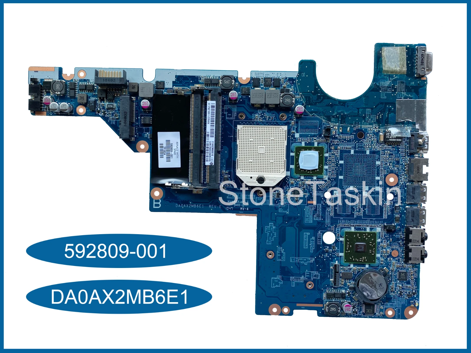 592809-001 по лучшей цене для материнской платы ноутбука HP G42 G62 DA0AX2MB6E1 DDR3 100% протестировано