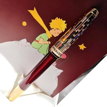 MB Special Edition Ручка-роллер Petit Prince Starry Шариковая ручка, красные и синие Офисные Перьевые ручки с серийным номером