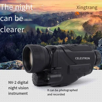 Многофункциональная цифровая камера ночного видения CELESTRON NV-2, видео-монокуляр высокой мощности HD, день и ночь, портативное устройство двойного назначения для улицы