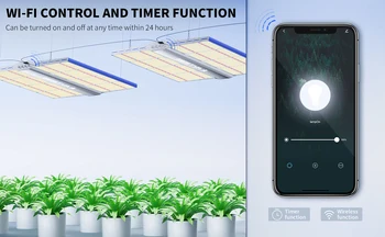 Фитолампа BESTVA Grow Light мощностью 720 Вт с Полным спектром Диодов EPISTAR IR UV Bloom Veg Вкл/Выкл Достигает 2,7 мкмоль/Дж для выращивания комнатных растений