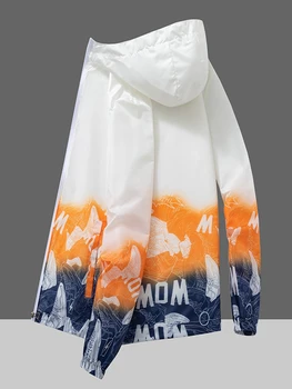 Летняя Солнцезащитная одежда, Женская Корейская Повседневная Свободная Ветровка, Толстовка с капюшоном, пальто на молнии, Солнцезащитная куртка для улицы 7XL 6XL