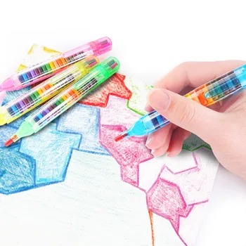Креативный 20-цветной карандаш для студенческого рисования Цветным карандашом Multicolor Art Kawaii Ручка для письма для детей Подарочные школьные канцелярские принадлежности