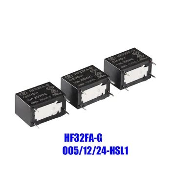 Реле питания HF32FA-G 005-HSL1 012-HSL1 024-HSL1 5V 12V 24V 4Pin 10A/250VAC Нормально разомкнутое реле
