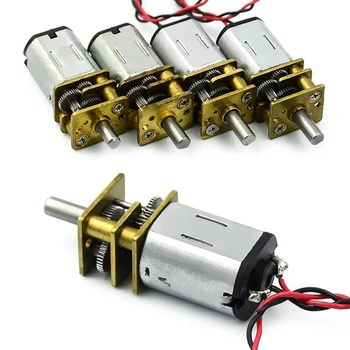 GA12-N20 для Двигателя-Редуктора Постоянного тока 5 В 310 об/мин с Металлической Коробкой Передач диаметром D-Образного Вала 3 мм для автомобилей DIY RCToys