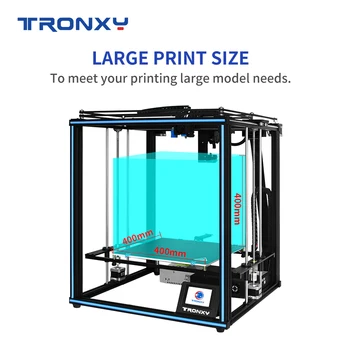 2023 3D-принтер Tronxy X5AS-400 PRO Новый Модернизированный Датчик TR Решетчатое Стекло Высококачественная Стабильная Печать 400*400*400 мм Building Szie