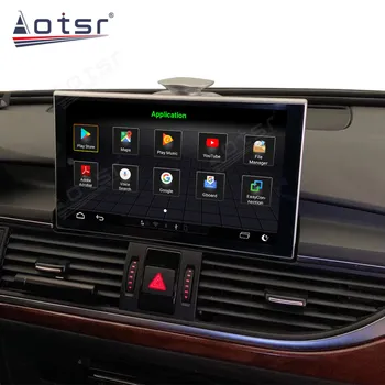 Android 10,0 Для Audi A6 2012 2013 2014 2015 2016 2017 2018 GPS Navi Carplay Экран Стерео Мультимедийный Плеер Автомагнитола Головное Устройство