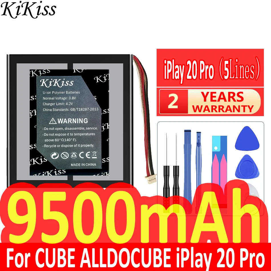9500 мАч KiKiss Мощный аккумулятор iPlay 20Pro для планшета CUBE ALLDOCUBE iPlay 20 Pro /iPlay 20 iPlay20