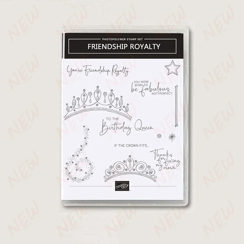 Friendship Royalty 2023 Новые Штампы для резки металла, штампы, формы для поделок, Шаблон для изготовления бумаги для скрапбукинга, Поздравительная открытка ручной работы