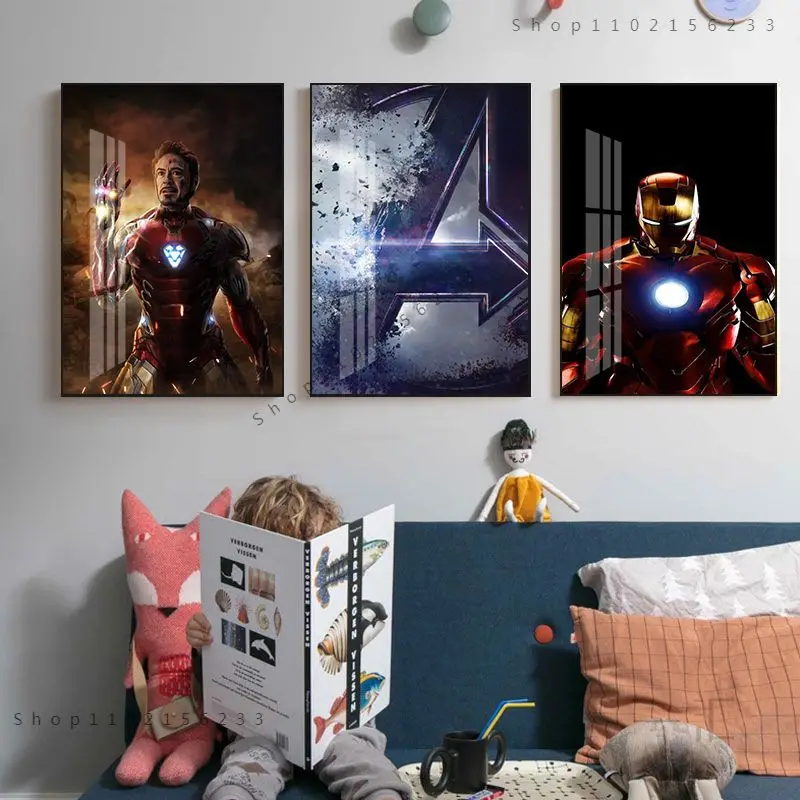 Marvel Catoon Железный Человек Картины с бриллиантами Супергерой фильма Мстители Вышивка стразами Набор для вышивания крестиком Disney Home Decor