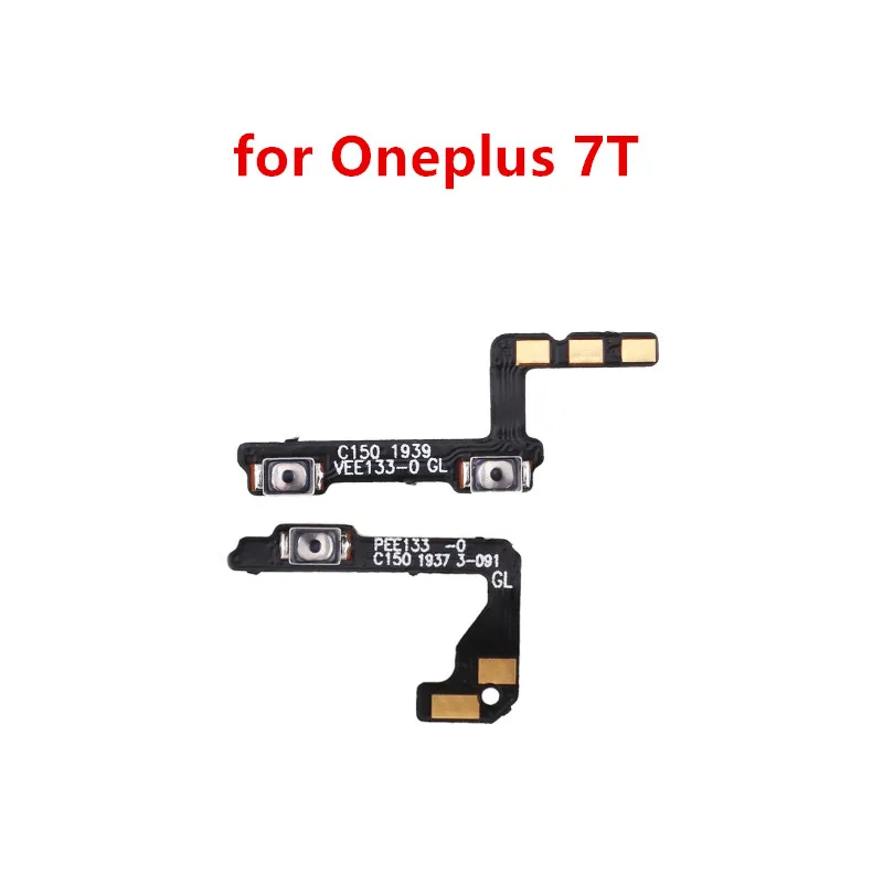 для oneplus 7T Боковая кнопка включения громкости Переключатель включения выключения гибкого кабеля Запасные части для ремонта гибкого кабеля