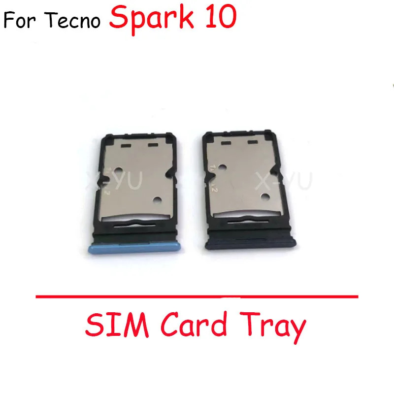 Для Tecno Spark 10 Ki5q, Ki5, сменные запчасти для адаптера для держателя SIM-карты, сменный адаптер для SIM-карты.