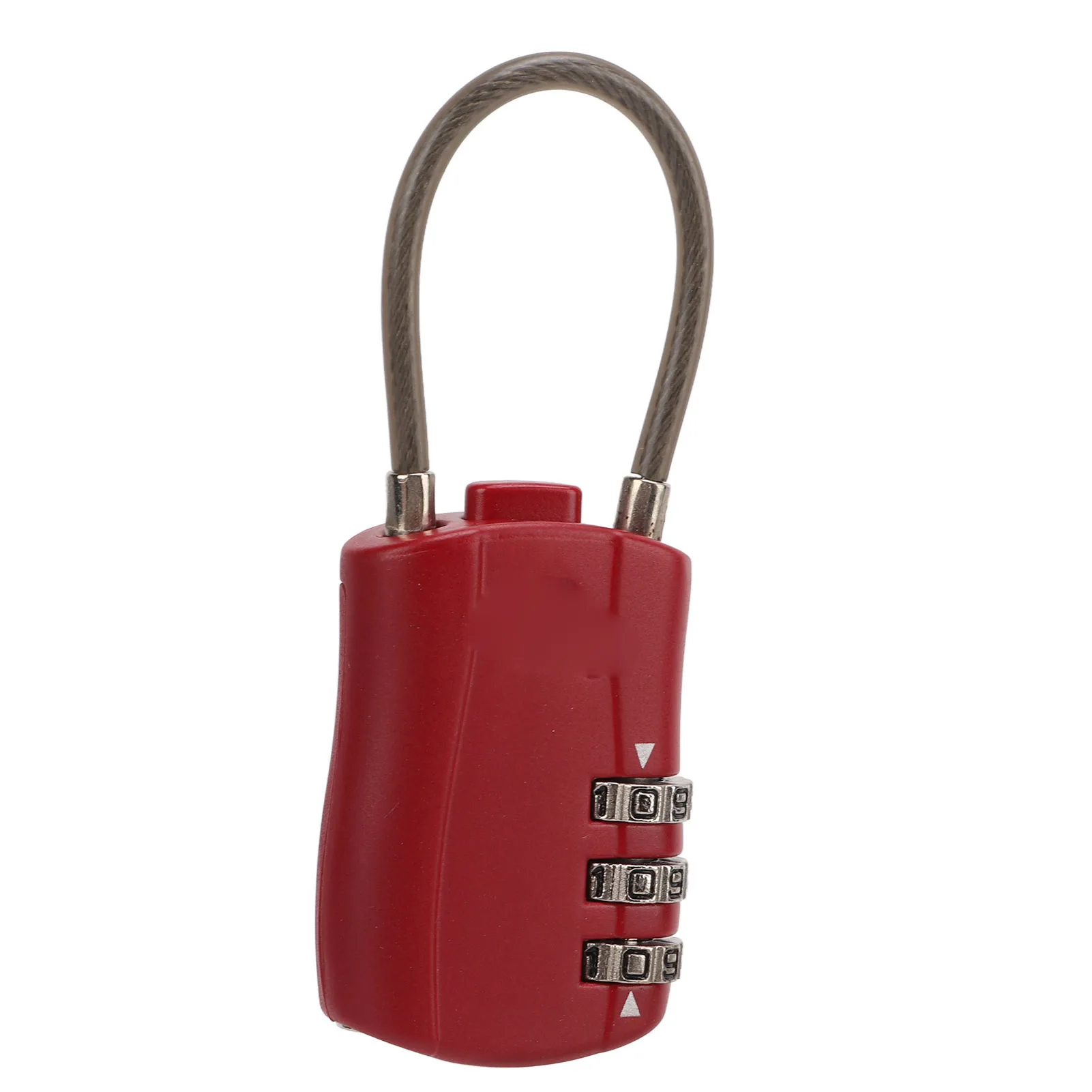 Красный замок, одобренный TSA, таможенный замок с паролем, противоугонный кодовый замок для дорожного багажа, шкафчики для чемоданов