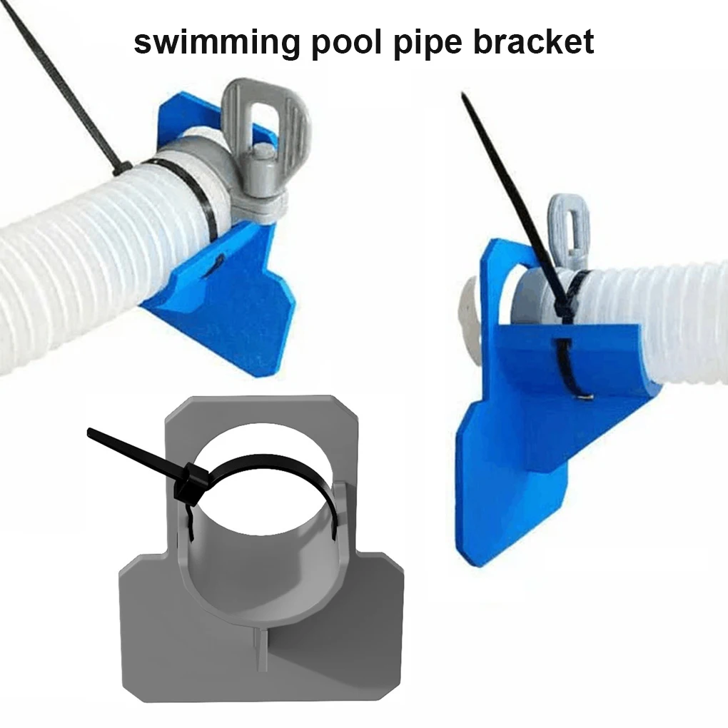 Кронштейн для крепления шланга для наружного бассейна с кабельными стяжками Надземная стойка для труб Держатель для труб для бассейна Аксессуары