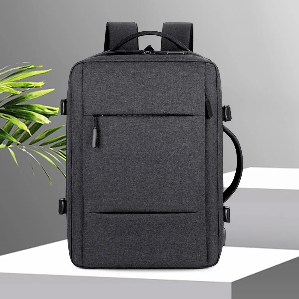 Офисный рюкзак для путешествий, водонепроницаемый портфель для ноутбука большой емкости, многослойный многофункциональный повседневный рюкзак на молнии